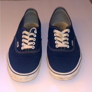Authentic Canvas Casual Sneaker NAVY BLUE Size 13 Woman - Size 11 Men’s
